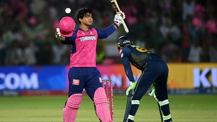 Suryavanshi, 14, becomes youngest men's T20 centurion
